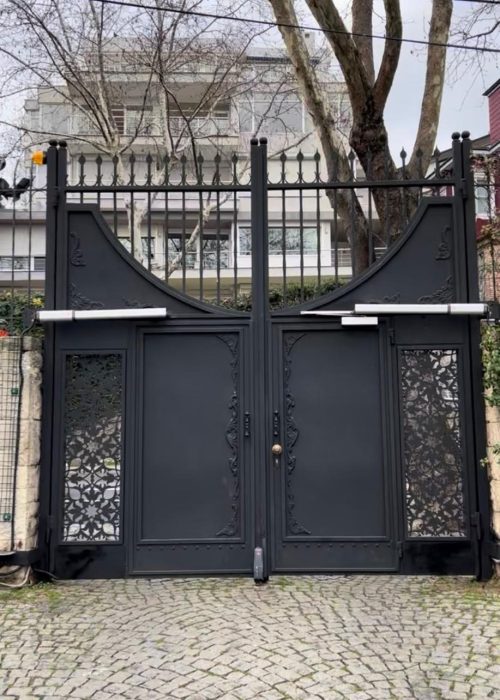 İstinye Ağır Ferforje 90 derece dairesel  kapı